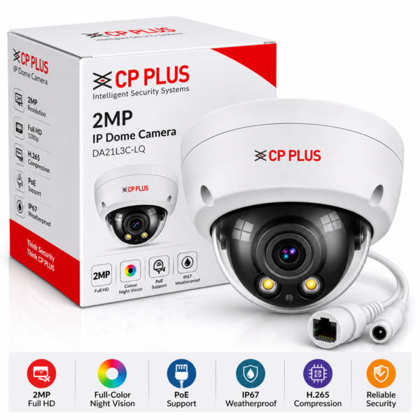 CP Plus 2MP IP Dome Camera