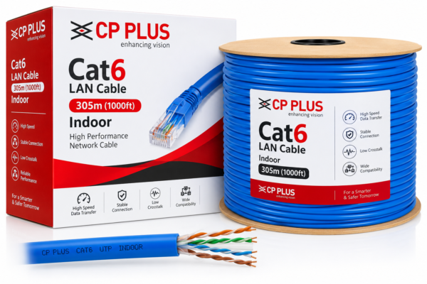 CP PLUS CAT6 LAN Cable 305M